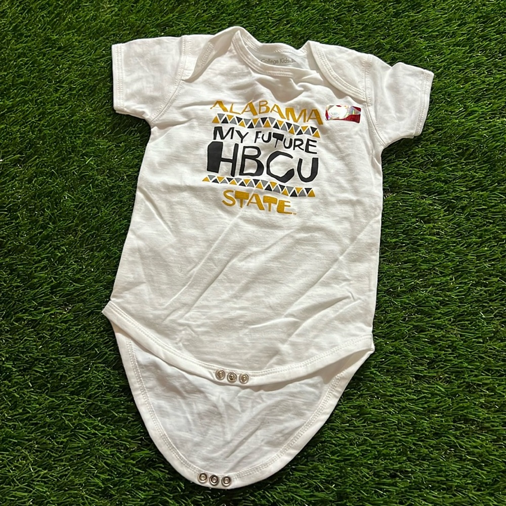 Infant college Kids Alabama State Bodysuit